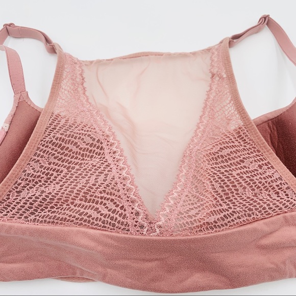 Victoria’s Secret Pink Lace Racerback Demi Bra 34B - Picture 9 of 10